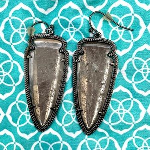 Kendra Scott Sky Earrings Dark Gray